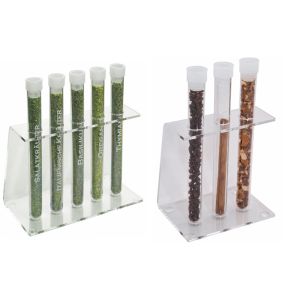 Reagenzgläser mit Gewürzen