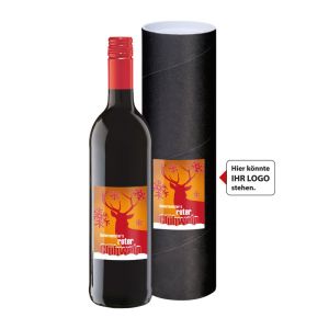 Wine Tube Glühwein mit individuellem Etikett