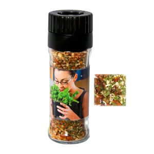 25 g Bio Gewürzmischung Pasta Roma in Gewürzmühle mit Werbeetikett