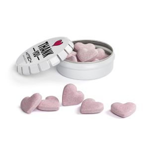16 g Brauseherzen in Clic Clac Dose mit Direktdruck