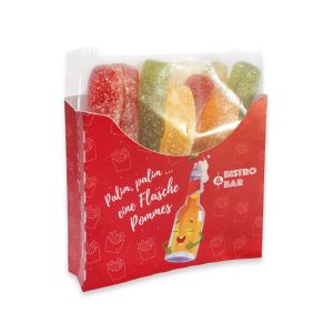 50 g HARIBO Saure Pommes Tüte in der Kartonage mit Werbedruck