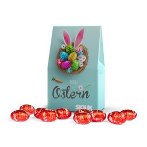 47 g Lindt-Lindor Ostereier in bedruckbarer Standboden-Kartonage
