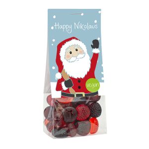 55 g Naschbeutel Happy Nikolaus mit Werbereiter