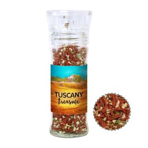 35 g Bio Gewürzmischung Toskanische Bruschetta in Gewürzmühle mit Werbeetikett