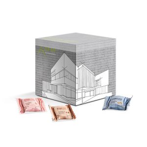 Präsentbox mit Zonama Zebra Bar Mini und Werbedruck