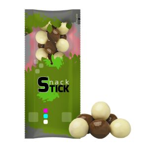 20 g Bio Knusperkugel-Mix im Stickpack mit Werbedruck