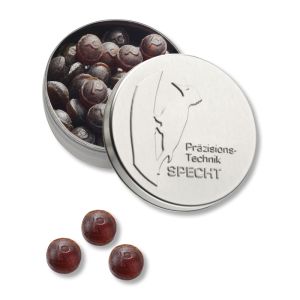 Pulmoll Classic XS-Taschendose mit Logoprägung