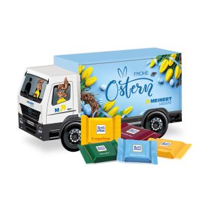 3D Oster LKW Ritter SPORT mit Werbebedruckung