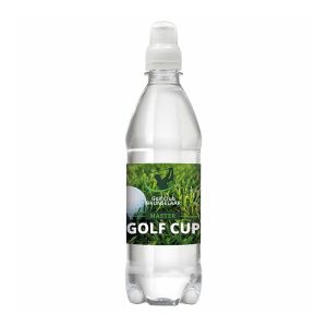 Werbe Quellwasser 500 ml Slimbottle Sportverschluss