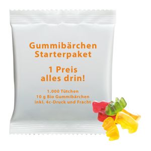 10 g Bio Gummibärchen 4c Starterpaket