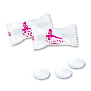 1er mentos GUM im Werbeflowpack mit Logodruck