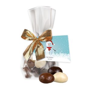 35 g Weihnachtscookies im Flachbeutel mit Werbekarte