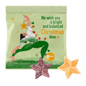 Veganes Weihnachtsgelee im Werbetütchen