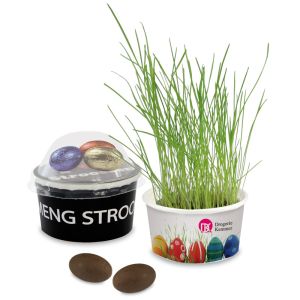 Pflanzodrom Ostern mit Werbedruck