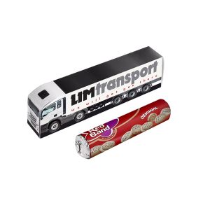 Mini LKW mit salziger Lakritze und Bedruckung