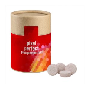80 g Bio Acerola-Kirsch Drops in Eco Pappdose Maxi mit Werbebanderole