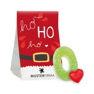 20 g Nikolaus Naschtasche mit Werbereiter