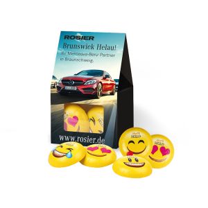 Businesspräsent Selection Mini Lindt HELLO Mini Emoti mit Logodruck