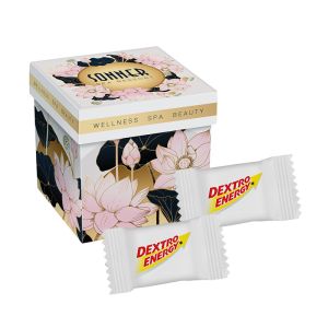 172 g DEXTRO ENERGY im Standard-Papierflowpack in Werbekartonage