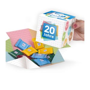 60 g Präsent-Cube Ritter SPORT mit Komplettbedruckung