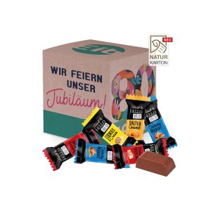 Werbewürfel Lindt HELLO Mini Stick Mix mit Logodruck