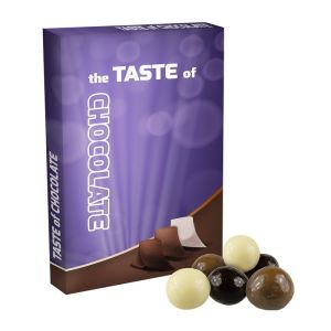 12 g Knusperkugel-Mix in Faltschachtel mit Werbedruck