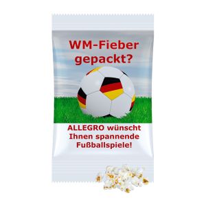 25 g süßes Bio Popcorn im Werbetütchen mit Logodruck