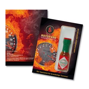Hot Communication TABASCO mit Logodruck