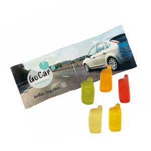 2er HARIBO Mini-Handys Fruchtgummi Kettenbeutel mit Werbebedruckung