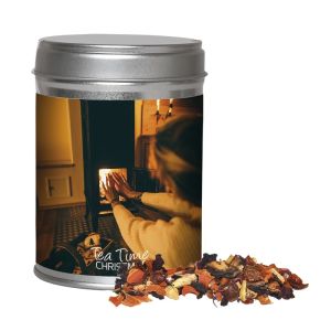 60 g Kaminfeuer Tee in Dual Dose mit Werbeetikett