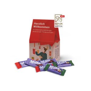 Businesspräsent Selection Milka Naps mit Logodruck