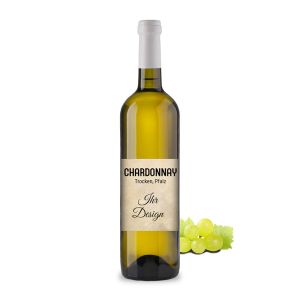 Chardonnay trocken mit individuellem Etikett