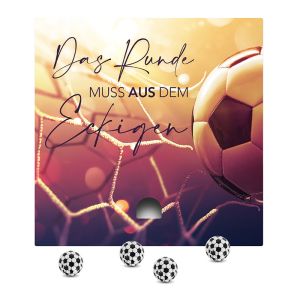 WM Countdown-Spender Tor mit Werbedruck
