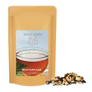 55 g Wintertage Tee im Midi Doypack mit Werbeetikett
