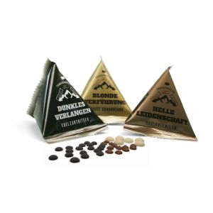 Trinkschokolade im Werbetetraeder