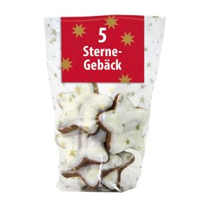 5 Sterne Gebäck mit individuellem Werbeetikett