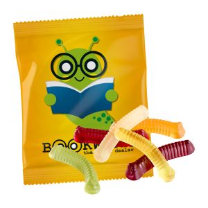 30 g Individuelle Fruchtgummi-Formen im Werbetütchen mit Werbedruck