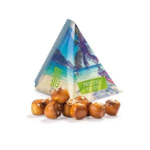 Snack Tetraeder Pretzel Balls mit Werbedruck