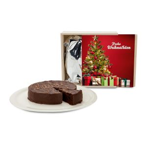 Präsent Sachertorte Weihnachten