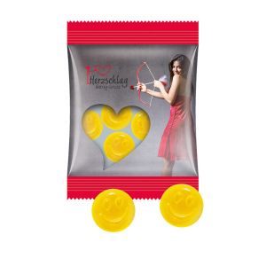 15 g Trolli Fruchtgummi Smileys im Werbetütchen mit Logodruck