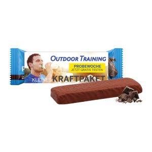 PowerBar Protein Plus Chocolate-Brownie im Werbeschuber mit Logodruck