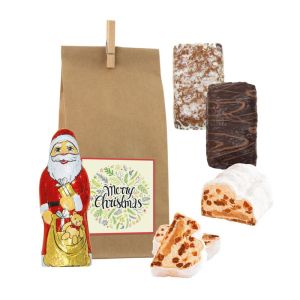 Happy Christmas Bag mit Werbeanbringung