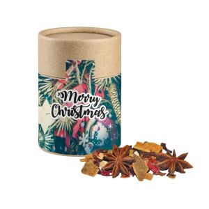 45 g grober Glühwein in Kraftpapierdose Midi mit Werbeetikett