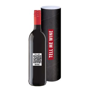 Präsent QR-Code Rotwein