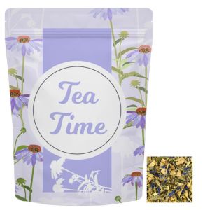 40 g Bio Tee Lemon Ingwer im Midi Doypack mit Werbedruck