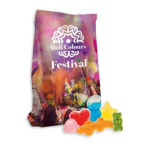 150 g HARIBO Happy Life Event-Edition im Standbodenbeutel mit Werbedruck