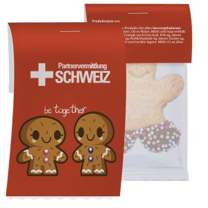 11 g Happy-Man im Flowpack mit Werbereiter