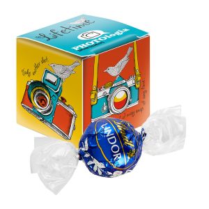 Mini Promo Würfel Lindt Lindor Kugel Mix mit Logodruck