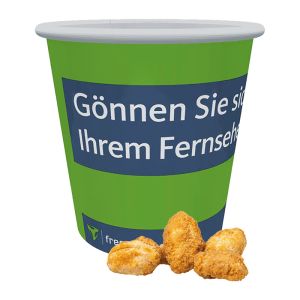 40 g Honig-Erdnüsse im Werbebecher mit Werbedruck