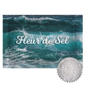 4 g Fleur de Sel in Portionstüte mit Werbedruck